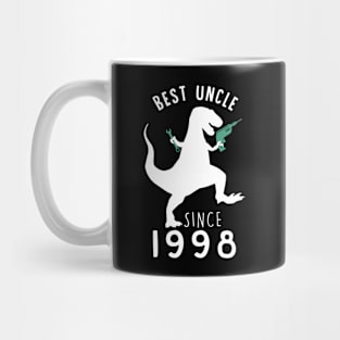 Best Uncle 1998 T-Shirt UncleSaurus Since 1998 Dad Gift Mug